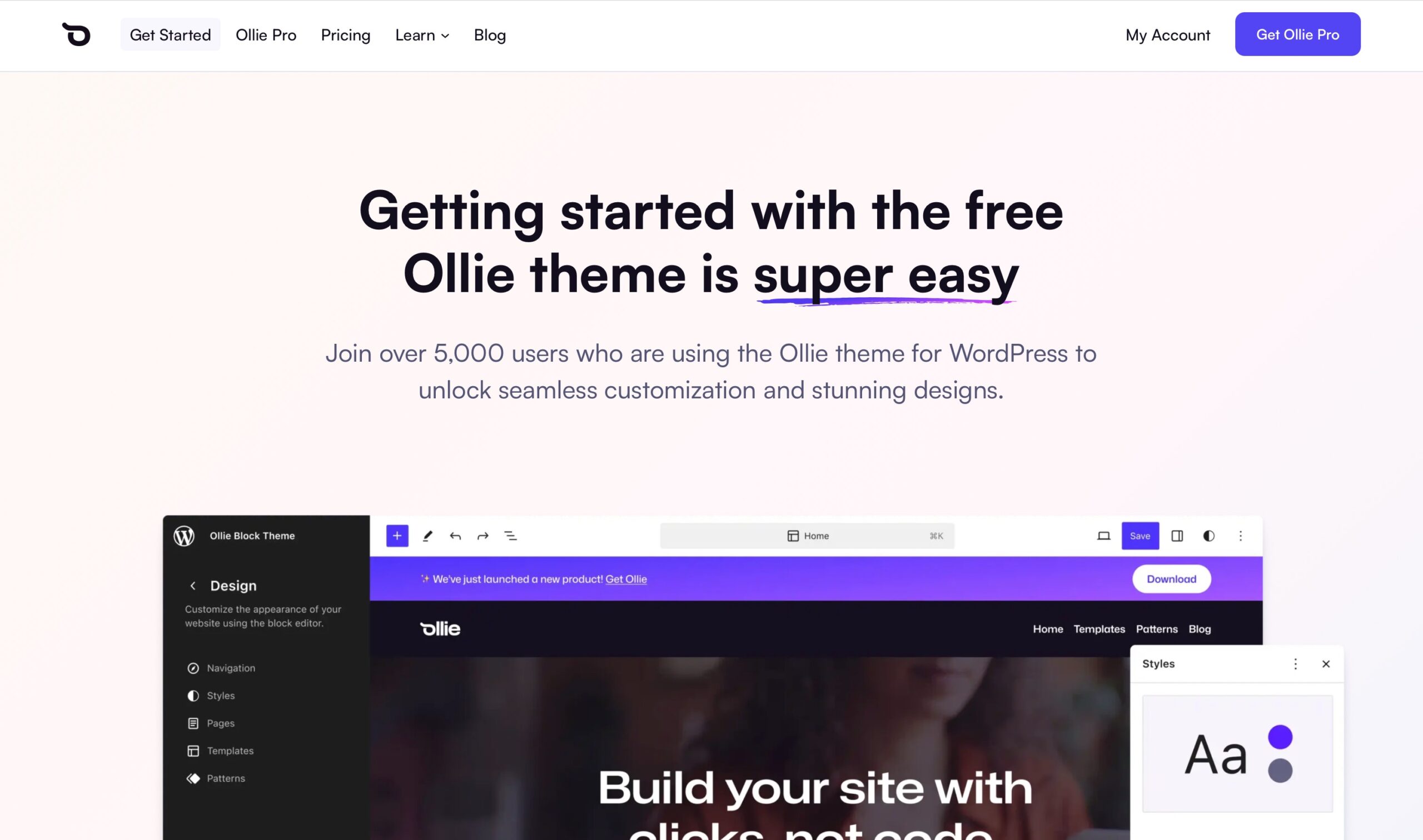OllieWP.com - Getting Started