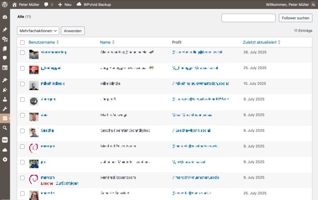 ActivityPub Plugin - Follower